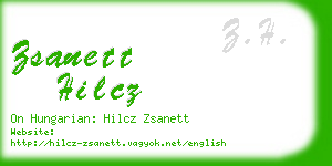 zsanett hilcz business card